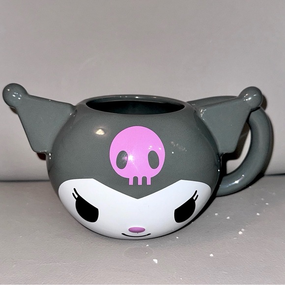 Sanrio Hello Kitty and Friends Kuromi Ceramic 3D Sculpted Mug, 20 Ounces - Picture 7 of 11